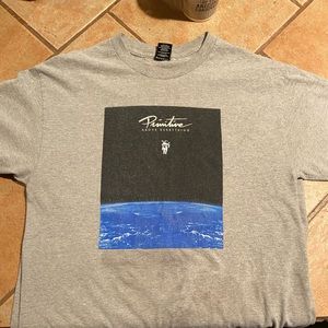 Primitive Grey space tee
